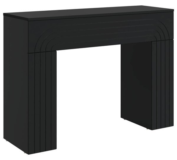 Dohányzóasztal Fekete 102 x 35 x 75 cm Szerelt Fa