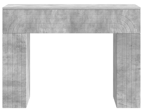 Dohányzóasztal Betonszürke 102 x 35 x 75 cm Szerelt Fa