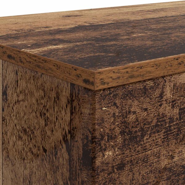 Dohányzóasztal Antik Fa 102 x 35 x 75 cm Szerelt Fa