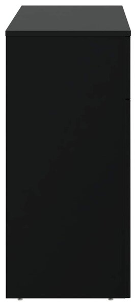 Dohányzóasztal Fekete 102 x 35 x 75 cm Szerelt Fa