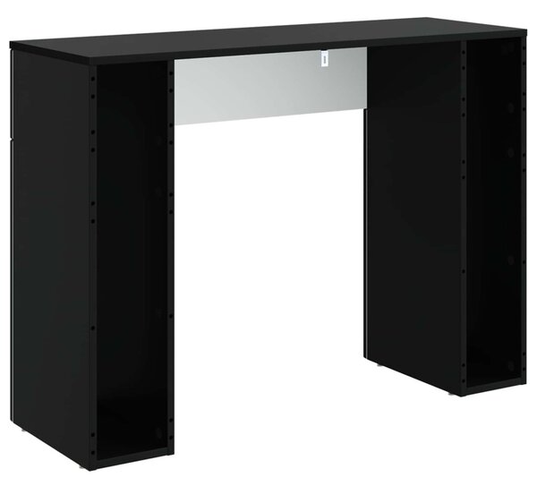 Dohányzóasztal Fekete 102 x 35 x 75 cm Szerelt Fa