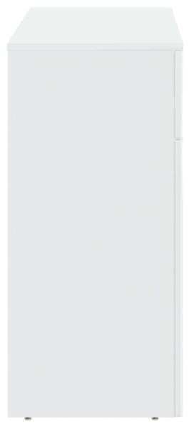 Dohányzóasztal Magasfényű Fehér 102 x 35 x 75 cm Szerelt Fa