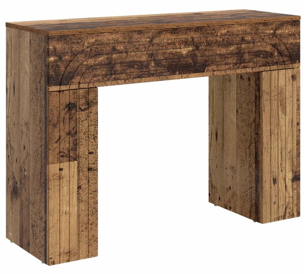 Dohányzóasztal Antik Fa 102 x 35 x 75 cm Szerelt Fa