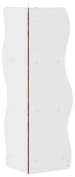 Sarokpolc polcokkal Füstös Tölgy 34 x 33 x 102 cm Szerelt Fa