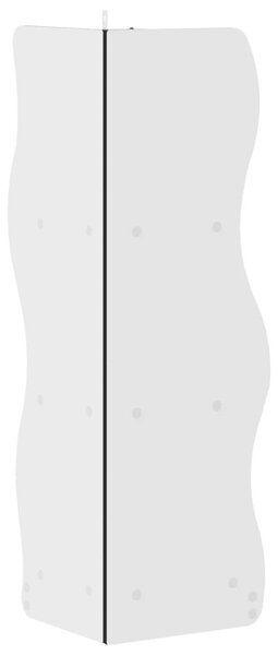 Sarokpolc polcokkal Fekete 34 x 33 x 102 cm Szerelt Fa