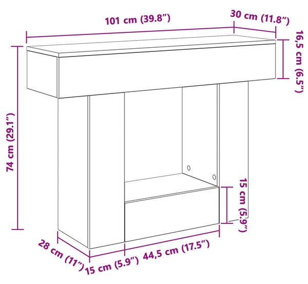 Öreg fa 101 x 30 x 74 cm
