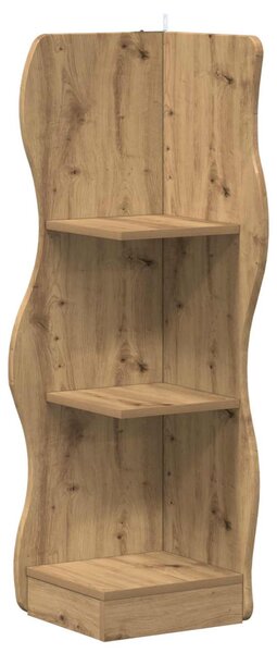 Sarokpolc Kézműves Tölgy 34 x 33 x 102 cm Szerelt Fa