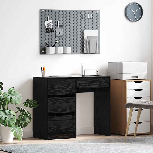 Asztal Fekete tölgy Szerelt Fa 90 x 37.5 x 75 cm