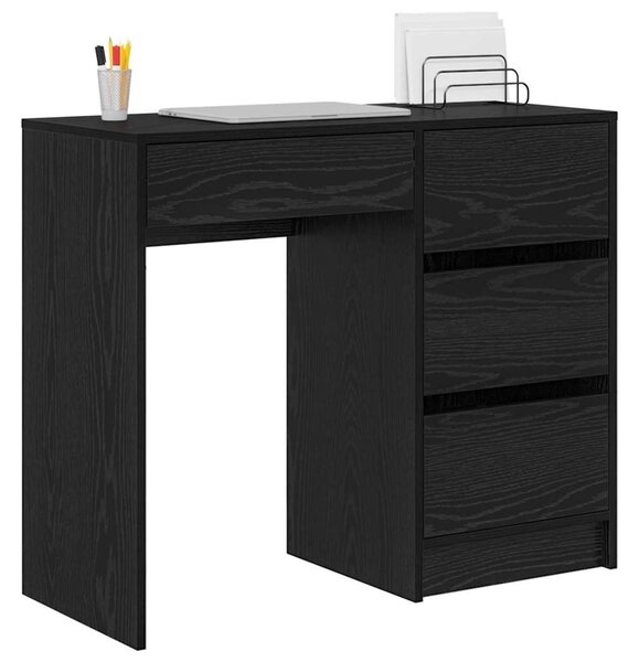 Asztal Fekete tölgy Szerelt Fa 90 x 37.5 x 75 cm