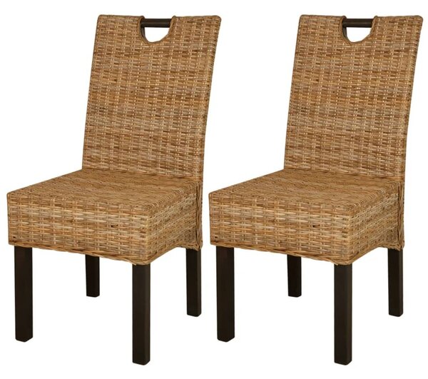2 db Kubu rattan mangófa étkezőszék