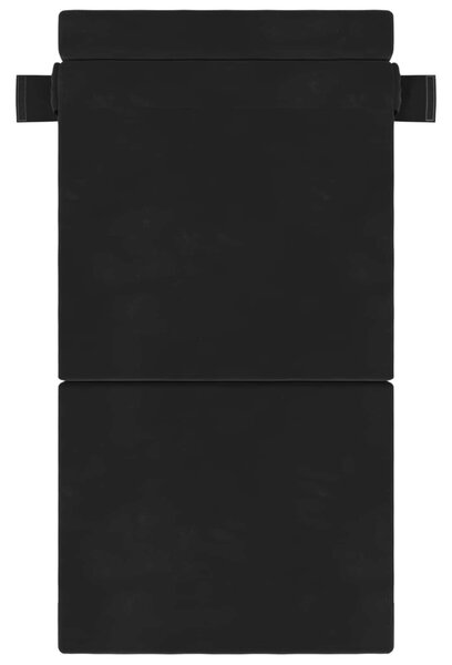 Összecsukható kanapéágy Fekete 70 x 72 x 60 cm Szövet