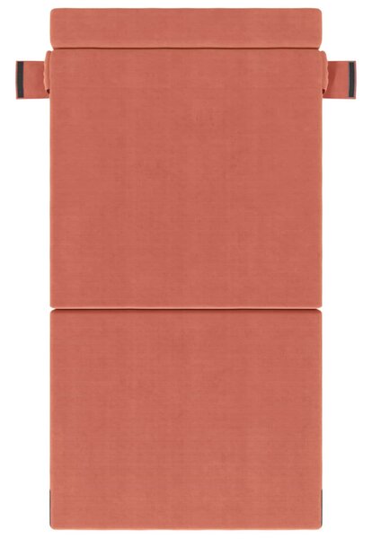 VidaXL Összecsukható kanapéágy Piros Narancs 70 x 72 x 60 cm Szövet
