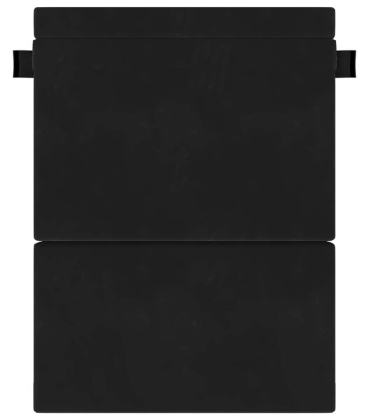 Összecsukható kanapéágy Fekete 152 x 86,5 x 60 cm Szövet