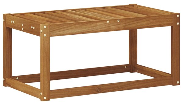 VidaXL Kültéri Zsámoly Pad Természetes 79 x 43 x 37 cm Tömör Akácfa
