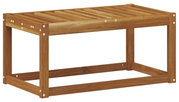 VidaXL Kültéri Zsámoly Pad Természetes 79 x 43 x 37 cm Tömör Akácfa
