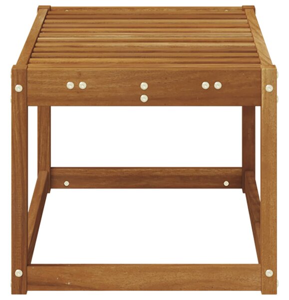 VidaXL Kültéri Zsámoly Pad Természetes 79 x 43 x 37 cm Tömör Akácfa