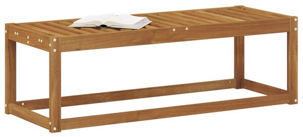 Kültéri Szék Pad Természetes 115 x 43 x 37 cm Tömör Akácfa