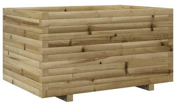 VidaXL impregnált fenyőfa kerti virágláda 90 x 60 x 49,5 cm