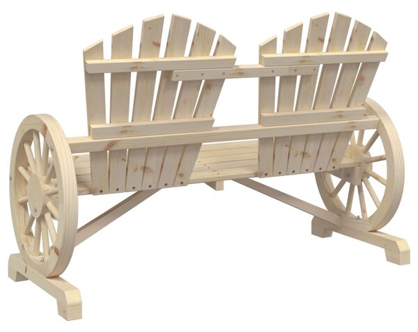2 személyes tömör fenyőfa kerti Adirondack szék