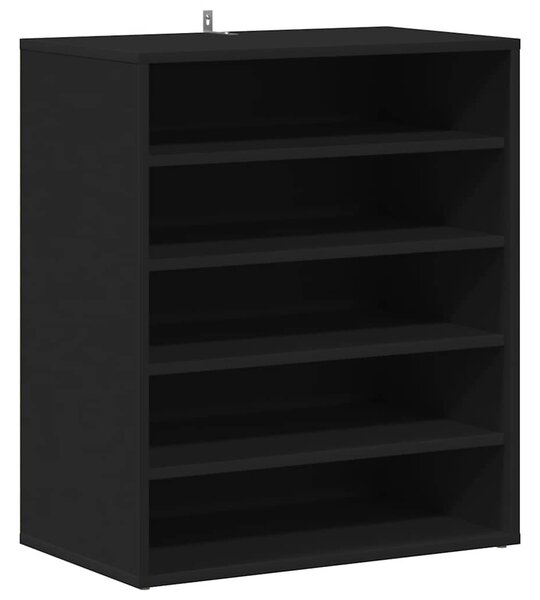 VidaX fekete szerelt fa cipősszekrény 60 x 35 x 70 cm