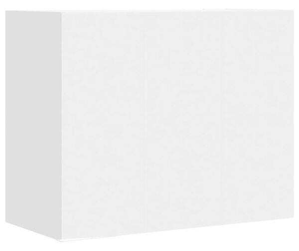 Fehér szerelt fa faliszekrény 75 x 35 x 60 cm