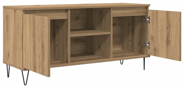 TV szekrény Artisan tölgy 104 x 35 x 50 cm Faanyag
