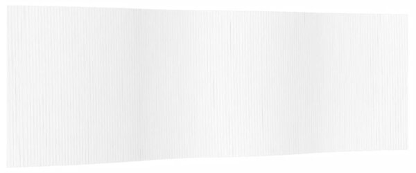 Fehér bambusz térelválasztó szélessége 600 cm magassága 165 cm
