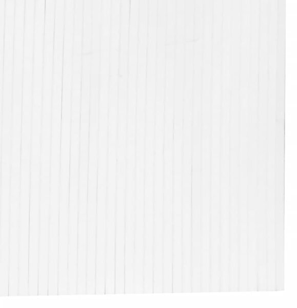 Fehér bambusz térelválasztó szélessége 400 cm magassága 165 cm
