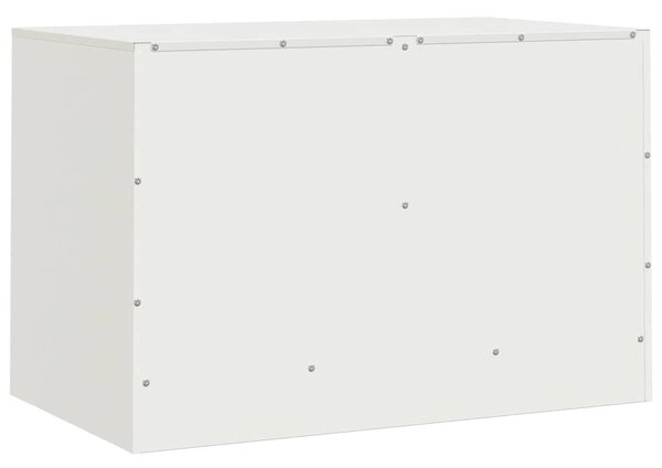 2 db fehér acél TV-szekrény 67 x 39 x 44 cm