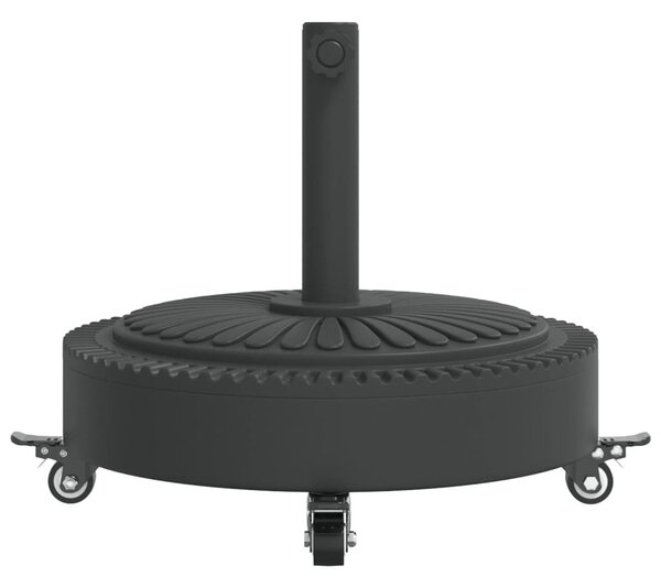 Görgős kerek napernyőtalp rúdhoz Ø38 / 48 mm 27 kg