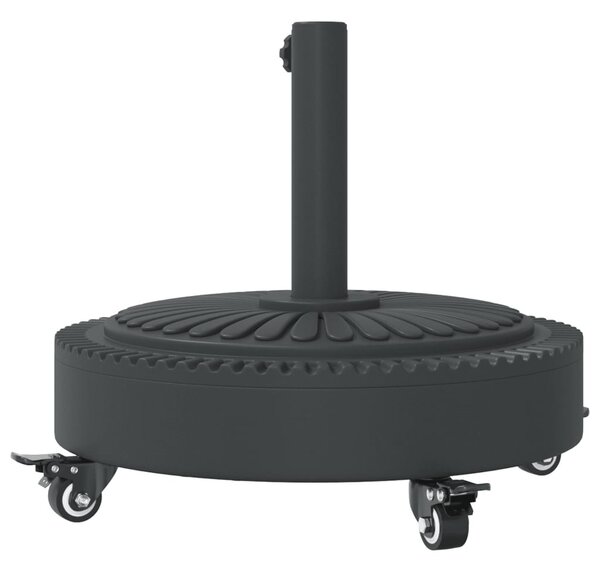 Görgős kerek napernyőtalp rúdhoz Ø38 / 48 mm 27 kg