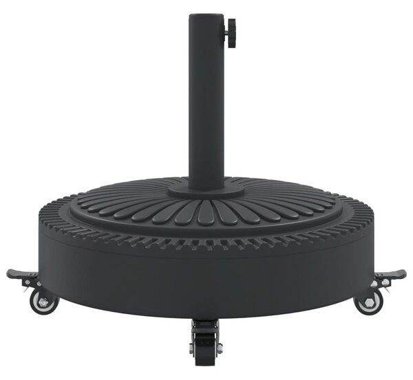 Görgős kerek napernyőtalp rúdhoz Ø38 / 48 mm 27 kg