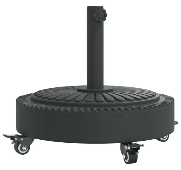 Görgős kerek napernyőtalp rúdhoz Ø38 / 48 mm 27 kg