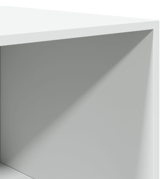 Fehér szerelt fa ruhásszekrény 80 x 50 x 200 cm