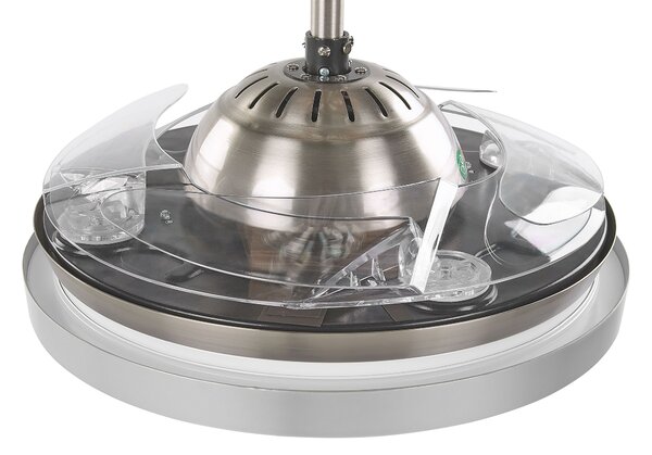 Mennyezeti ventilátor világítással IBAR Távirányítóval LED Átlátszó