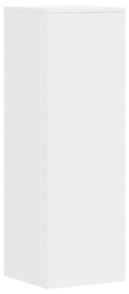 Fehér szerelt fa növényállvány 33 x 33 x 100 cm