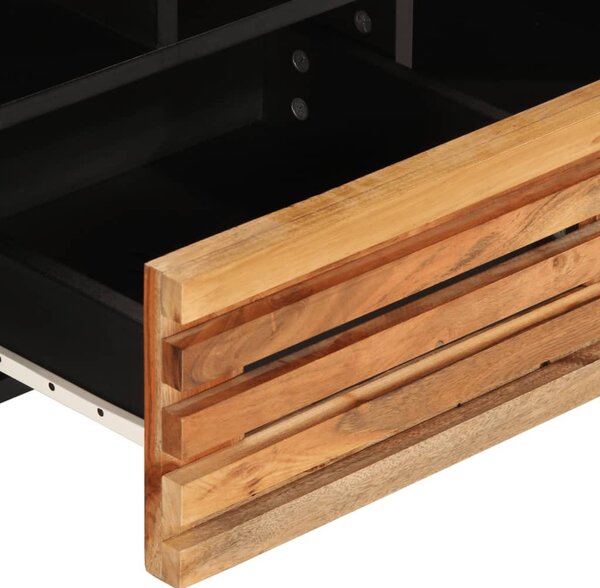 Tömör akácfa TV-szekrény 100 x 34 x 46 cm