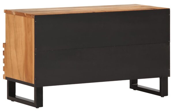 Tömör akácfa TV-szekrény 80 x 34 x 46 cm