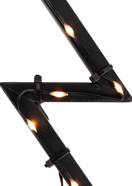 Karácsonyfa reflektor fekete 71 cm LED-del, IP44 - Kas
