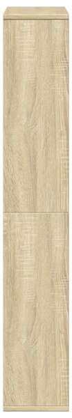 Sonoma tölgy színű szerelt fa könyvespolc 72 x 20 x 120,5 cm