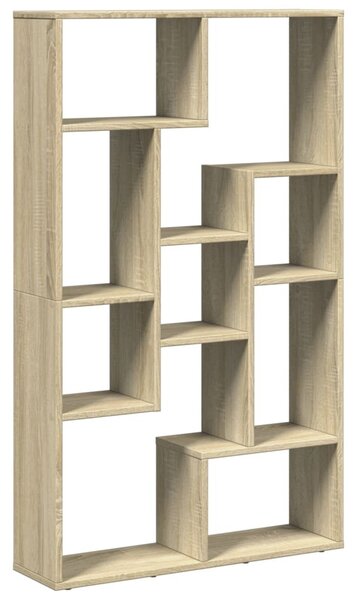 Sonoma tölgy színű szerelt fa könyvespolc 72 x 20 x 120,5 cm