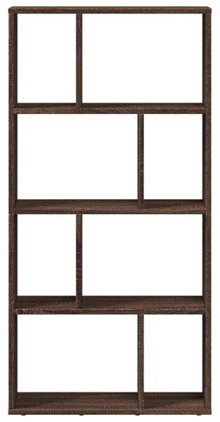 Barna tölgy színű szerelt fa könyvespolc 60 x 20 x 120,5 cm