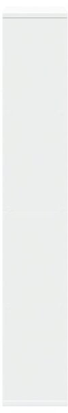 Fehér, rétegelt fa könyvespolc 60 x 20 x 120,5 cm