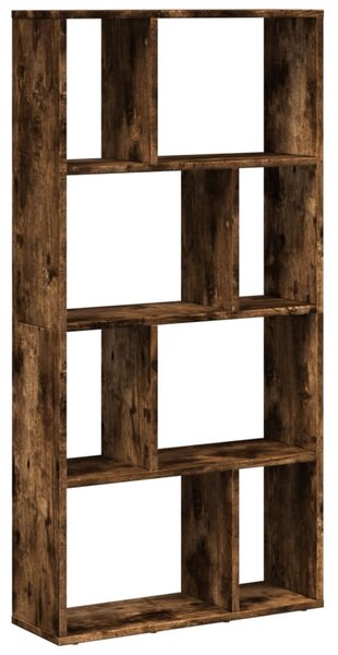 Füstös tölgy színű szerelt fa könyvespolc 60 x 20 x 120,5 cm