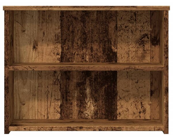 Antik fa színű szerelt fa dohányzóasztal 102 x 55 x 42 cm