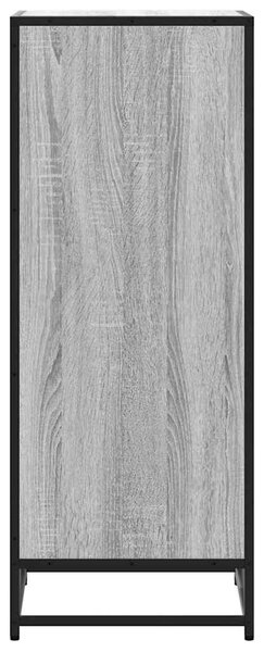 Szürke sonoma színű szerelt fa cipőtartó 48x38x97,5 cm