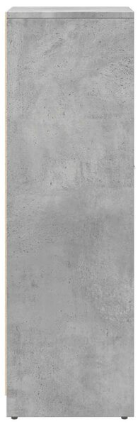 Betonszürke forgácslap fürdőszobaszekrény 30 x 30 x 95 cm