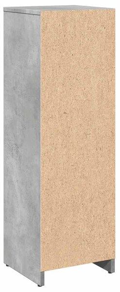 Betonszürke forgácslap fürdőszobaszekrény 30 x 30 x 95 cm
