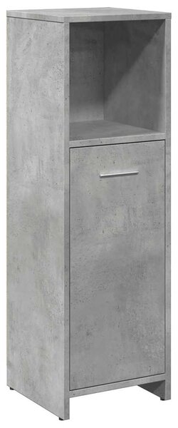 Betonszürke forgácslap fürdőszobaszekrény 30 x 30 x 95 cm