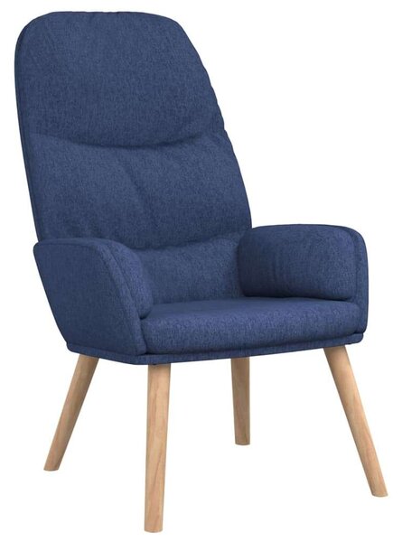 Modern Kék Szövet Pihenőfotel - 70x77x98 cm